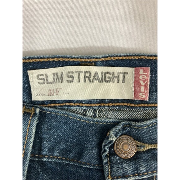 Levi’s 514 slim straight blue jeans excellent condition Size 33x32 Vintage - Picture 4 of 9